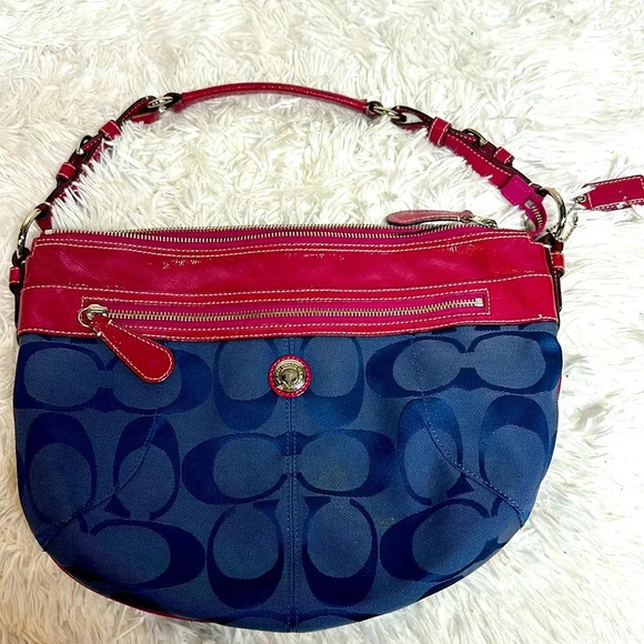 Coach | Bags | Coach Laura Signature Hobo Style Bag F4938 | Poshmark